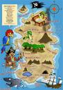 Cartoon: Pirates Treasure Map (small) by Ludus tagged pirates,treasure,map