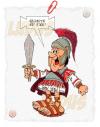 Cartoon: Roman soldier (small) by Ludus tagged roman soldier