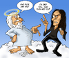 Cartoon: Ronnie James Dio (small) by Ludus tagged god,dio