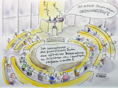 Cartoon: Ordnungsruf (medium) by Pralow tagged ordnungsruf,parlament,landtagsabgeordnete,politische,fairness,meinungsfreiheit,grundgesetz,ordnungsruf,parlament,landtagsabgeordnete,politische,fairness,meinungsfreiheit,grundgesetz