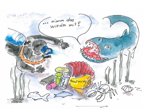 Plastik im Meer