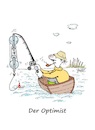 Cartoon: Angler (small) by BuBE tagged angeln,angler,flaschenzug,optimist