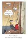 Cartoon: Romantik pur (small) by BuBE tagged casper,david,friedrich,geburtstag,romantik,segler,liebespaar,segeln