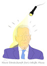 Cartoon: Joe Biden (small) by Jochen N tagged lampe,taschenlampe,licht,strahl,ausstrahlung,trump,präsident,usa,wahl,weißes,haus,alter,senior