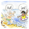 Cartoon: Freiheit (small) by REIBEL tagged flucht,flüchtling,migration,meer,urlaub,rettung,strand,baden
