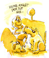 Cartoon: hundehalter (small) by REIBEL tagged hund,beissen,leine,hundehalter,gassi,herrchen,frauchen,park,angst,optimismus,schnauze