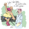 Cartoon: Risikobewertung (small) by REIBEL tagged corona,arzt,krebs,virus,risiko,wahrscheinlichkeit,bauchgefühl