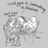 Cartoon: Salamisierung (small) by REIBEL tagged essen,politik,islamisierung,protest,wahlkampf,familie,salami,wurst