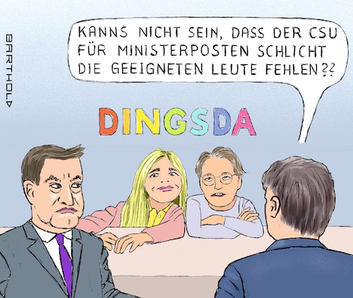 Cartoon: CSU-Minister Top oder Flop (medium) by Barthold tagged corona,virus,pandemie,krisenmanager,markus,söder,panne,coronatests,urlaub,rückkehrer,ergebnisse,verzögerung,information,melanie,huml,bayrische,gesundheitsministerin,andreas,scheuer,bundesminister,verkehr,mautdesaster,geschwindigkeitsübertretungen,rücknahme,erhöhte,bußgelder,amtseignung,csu,minister,dingsda,kinder,cartoon,karikatur,barthold,corona,virus,pandemie,krisenmanager,markus,söder,panne,coronatests,urlaub,rückkehrer,ergebnisse,verzögerung,information,melanie,huml,bayrische,gesundheitsministerin,andreas,scheuer,bundesminister,verkehr,mautdesaster,geschwindigkeitsübertretungen,rücknahme,erhöhte,bußgelder,amtseignung,csu,minister,dingsda,kinder,cartoon,karikatur,barthold