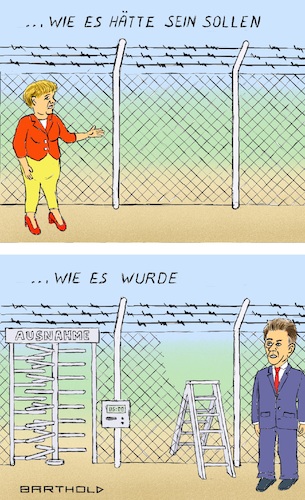 Cartoon: Das neue Infektionsschutzgesetz (medium) by Barthold tagged infektionsschutzgesetz,bundestag,debatte,april,2021,bundeseinheitlich,inzidenz,100,einhundert,ausgangsbeschränkungen,kontaktbeschränkungen,schulschließungen,homeschooling,aufweichung,spd,tobias,hans,saarland,michael,müller,berlin,angela,merkel,ralf,mützenich,fraktionsvorsitzender,zaun,drehtor,loch,stehleiter,cartoon,karikatur,barthold,infektionsschutzgesetz,bundestag,debatte,april,2021,bundeseinheitlich,inzidenz,100,einhundert,ausgangsbeschränkungen,kontaktbeschränkungen,schulschließungen,homeschooling,aufweichung,spd,tobias,hans,saarland,michael,müller,berlin,angela,merkel,ralf,mützenich,fraktionsvorsitzender,zaun,drehtor,loch,stehleiter,cartoon,karikatur,barthold