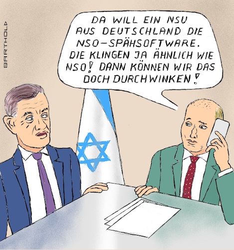 Cartoon: Nur an seriöse Nutzer! (medium) by Barthold tagged spähsoftware,pegasus,firma,nso,israel,weitergabe,saudi,arabien,aserbaidschan,bahrain,kasachstan,arabische,emirate,marokko,ruanda,indien,mexiko,liest,hört,keylogger,passwörter,benny,gantz,verteidigungsminister,naftali,bennett,regierungschef,opfer,anwälte,journalisten,aktivisten,blogger,cartoon,karikatur,barthold,spähsoftware,pegasus,firma,nso,israel,weitergabe,saudi,arabien,aserbaidschan,bahrain,kasachstan,arabische,emirate,marokko,ruanda,indien,mexiko,liest,hört,keylogger,passwörter,benny,gantz,verteidigungsminister,naftali,bennett,regierungschef,opfer,anwälte,journalisten,aktivisten,blogger,cartoon,karikatur,barthold