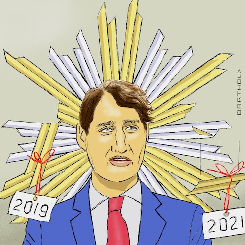 Trudeau from Elect. to Elect.