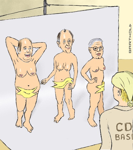 Cartoon: Urteil des Paris - Urt. d. Basis (medium) by Barthold tagged cdu,wahl,parteivorsitzender,basis,kandidaten,helge,braun,friedrich,merz,norbert,röttgen,deutscher,michel,urteil,paris,griechische,mythologie,fotohintergrund,stativ,cartoon,karikatur,barthold,cdu,wahl,parteivorsitzender,basis,kandidaten,helge,braun,friedrich,merz,norbert,röttgen,deutscher,michel,urteil,paris,griechische,mythologie,fotohintergrund,stativ,cartoon,karikatur,barthold