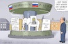 Cartoon: Das Karussell (small) by Barthold tagged russland,ukraine,krieg,wiederholt,drohung,atomwaffen,gedicht,karussell,rainer,maria,rilke,weiße,elefant,cartoon,karikatur,barthold