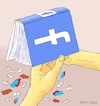 Cartoon: Schädlingsbefall (small) by Barthold tagged facebook,mark,zuckerberg,trevor,davis,wahlbeeinflussung,europawahlen,afd,populismus,aktivität,likes,posts,teilen