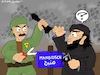 Cartoon: Manbij_YPG_SDF_IS (small) by Tacasso tagged manbij,manbic,manbidsch,ypg,sdf,is,isis,daesh,kurdistan,kurdisch,kurden,guerilla,salafisten,islam,syrien