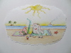 Cartoon: unter südlicher sonne ... (small) by katzen-gretelein tagged sonne,meer,urlaub,schwein,elefant,verliebt,limonade