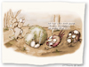 Cartoon: Eiersuche (small) by OTTbyrds tagged eiersuche,ostern,osterhase,eastern,eggs,hunting,familie,osterfeier,ottbyrds,bunny,birds,bird,odd