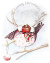 Cartoon: loving chrismas (small) by OTTbyrds tagged christmas,weihnachten,weihnachtsgefühl,frohes,fest