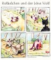 Cartoon: Rotkelchen und der böse Wolf (small) by OTTbyrds tagged rotkäpchen,robin,little,red,riding,hood,rotkelchen,märchen,fairy,tales,odd,birds