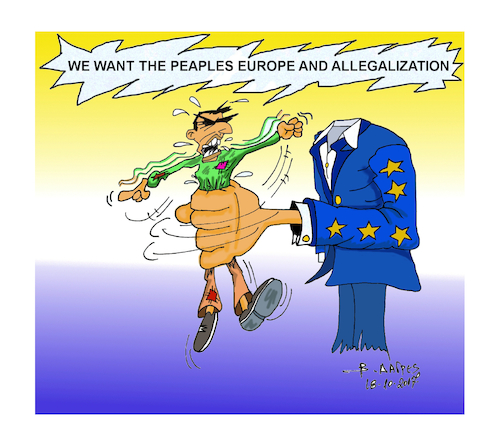 Cartoon: EUROGROUP (medium) by vasilis dagres tagged european,union