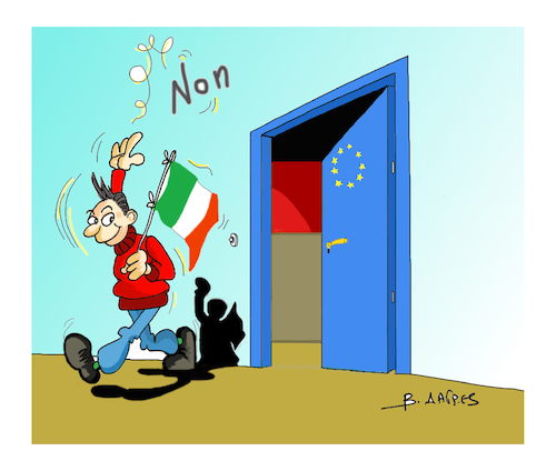 Cartoon: Italian elections (medium) by vasilis dagres tagged italian,elections