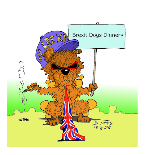 Cartoon: No BREXIT 3 (medium) by vasilis dagres tagged brexit,crisis,economy