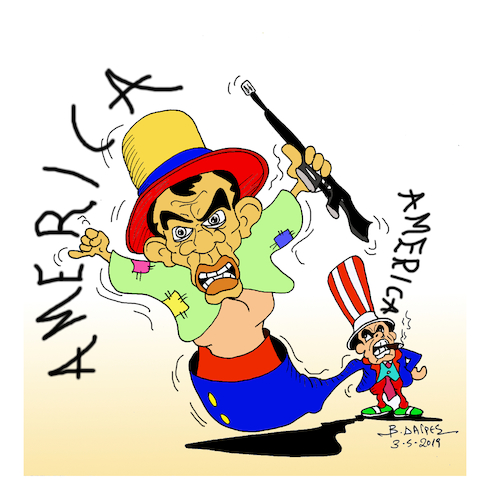 Cartoon: without comments (medium) by vasilis dagres tagged venezuela
