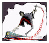 Cartoon: ACCIDENT ON THE TRAIN (small) by vasilis dagres tagged greece,train