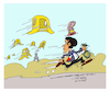 Cartoon: Emmanuel Macron and yellow waist (small) by vasilis dagres tagged france