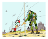 Cartoon: Gaza of Israel (small) by vasilis dagres tagged gaza,israel,war,peace