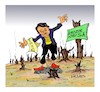 Cartoon: Jair Bolsonaro (small) by vasilis dagres tagged amazon,river,natural,disaster,planet,earth,brazil