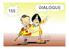 Cartoon: katalonia (small) by vasilis dagres tagged katalonia,155,dialogue,constitution