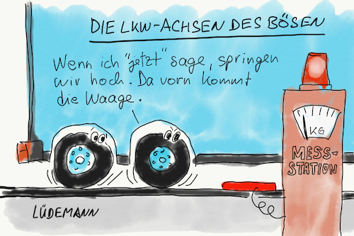 Die LKW-Achsen des Bösen