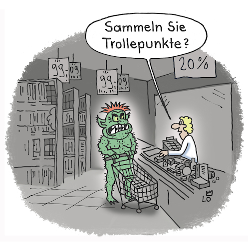 Cartoon: An der Kasse (medium) by Lo Graf von Blickensdorf tagged treuepunkte,rewe,kasse,supermarkt,supermarktkasse,discounter,discounterkasse,verkäuferin,kassiererin,einkaufswagen,lebensmittel,ware,bezählen,rabatt,frau,cartoon,lo,karikatur,nahrung,einkaufen,treuepunkte,rewe,kasse,supermarkt,supermarktkasse,discounter,discounterkasse,verkäuferin,kassiererin,einkaufswagen,lebensmittel,ware,bezählen,rabatt,frau,cartoon,lo,karikatur,nahrung,einkaufen