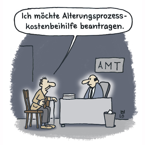 Cartoon: Auf dem Amt (medium) by Lo Graf von Blickensdorf tagged altern,senior,rentner,büro,schreibtisch,alterungsprozess,beihilfe,grundsicherung,rente,sozialhilfe,politik,finanzkrise,mann,geld,antrag,gesellschaft,sozial,altern,senior,rentner,büro,schreibtisch,alterungsprozess,beihilfe,grundsicherung,rente,sozialhilfe,politik,finanzkrise,mann,geld,antrag,gesellschaft,sozial