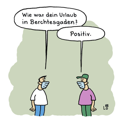 Cartoon: Berchtesgaden (medium) by Lo Graf von Blickensdorf tagged lockdown,urlaub,virus,pandemie,maske,mundnasenschutz,test,positiv,covid,19,berchtesgaden,bayern,coronavirus,robert,koch,institut,rki,corona,warn,app,johns,hopkins,universität,ansteckung,coronatest,herbstferien,männer,ferien,lockdown,urlaub,virus,pandemie,maske,mundnasenschutz,test,positiv,covid,19,berchtesgaden,bayern,coronavirus,robert,koch,institut,rki,corona,warn,app,johns,hopkins,universität,ansteckung,coronatest,herbstferien,männer,ferien