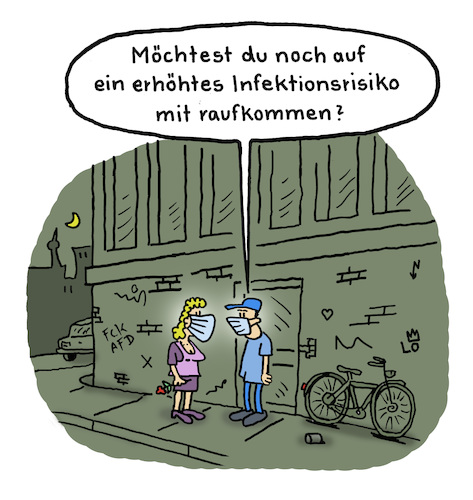 Cartoon: Date (medium) by Lo Graf von Blickensdorf tagged jugendliche,date,flirt,corona,pandemie,infektionsrisiko,covid19,treffen,abstand,halten,lockdown,nacht,liebe,straße,haustür,maske,mundnasenschutz,freundin,freund,karikatur,lo,cartoon,jung,teenager,verabredung,party,jugendliche,date,flirt,corona,pandemie,infektionsrisiko,covid19,treffen,abstand,halten,lockdown,nacht,liebe,sex,straße,haustür,maske,mundnasenschutz,freundin,freund,karikatur,lo,cartoon,jung,teenager,verabredung,party