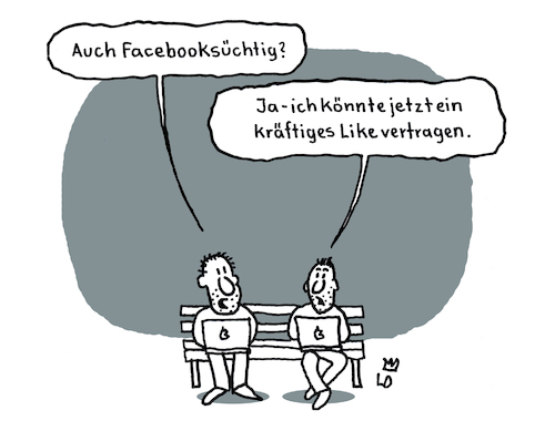 Cartoon: Facebooksüchtig (medium) by Lo Graf von Blickensdorf tagged soziale,medien,facebook,instagram,internet,sucht,süchtig,like,karikatur,lo,graf,cartoon,facebooksüchtig,abhängigkeit,droge,kontrollverlust,entzugserscheinung,soziale,medien,facebook,instagram,internet,sucht,süchtig,like,karikatur,lo,graf,cartoon,facebooksüchtig,abhängigkeit,droge,kontrollverlust,entzugserscheinung