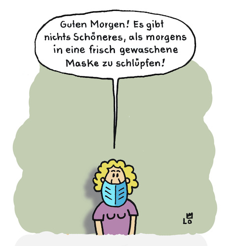 Cartoon: Frisch (medium) by Lo Graf von Blickensdorf tagged frisch,gewaschen,maske,mundnasenschutz,corona,covid19,pandemie,lockdown,quarantäne,frau,morgens,guten,morgen,karikatur,lo,cartoon,wäsche,sauber,hausfrau,merkel,gesellschaft,ehefrau,rein,hygienisch,virenfrei,frisch,gewaschen,maske,mundnasenschutz,corona,covid19,pandemie,lockdown,quarantäne,frau,morgens,guten,morgen,karikatur,lo,cartoon,wäsche,sauber,hausfrau,merkel,gesellschaft,ehefrau,rein,hygienisch,virenfrei