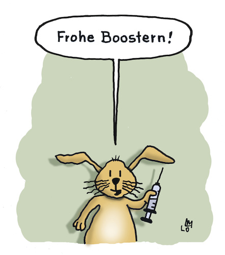 Cartoon: Frohe Boostern! (medium) by Lo Graf von Blickensdorf tagged boostern,booster,covid,19,impfstoff,über,70,impfung,impfschutz,vakzin,ostern,hase,osterhase,nachimpfung,auffrischung,impfstelle,biontech,moderna,virologe,boostern,booster,covid,19,impfstoff,über,70,impfung,impfschutz,vakzin,ostern,hase,osterhase,nachimpfung,auffrischung,impfstelle,biontech,moderna,virologe