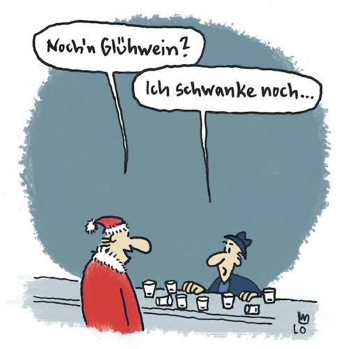 Cartoon: Glühwein (medium) by Lo Graf von Blickensdorf tagged weihnachtsfeier,glühwein,weihnachten,betrunken,weihnachtsmarkt,weihnachtsmarkt,glühwein,weihnachten,betrunken