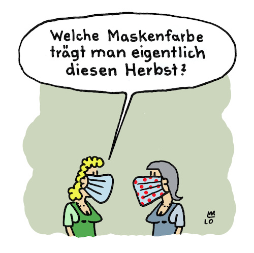 Herbstmode von Lo Graf von Blickensdorf | Wirtschaft Cartoon | TOONPOOL