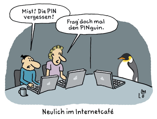 Im Internetcafe