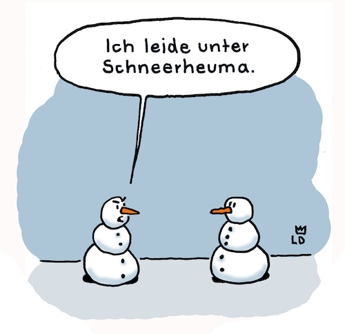 Cartoon: Krank (medium) by Lo Graf von Blickensdorf tagged rheuma,winter,schneemann,schnee,schneeräumer,krank,erkrankung,rheumatismus,gelenke,wetter,winteranfang,wortspiel,cartoon,lo,karikatur,rheuma,winter,schneemann,schnee,schneeräumer,krank,erkrankung,rheumatismus,gelenke,wetter,winteranfang,wortspiel,cartoon,lo,karikatur