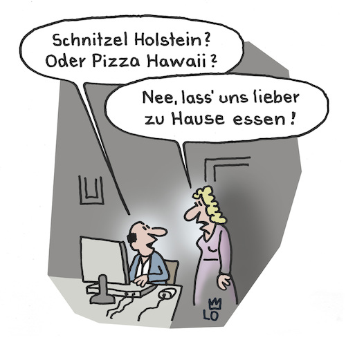 Cartoon: Lieferservice (medium) by Lo Graf von Blickensdorf tagged pizza,hawaii,schnitzel,frei,haus,pizzaservice,bestellen,hunger,lieferando,essen,nahrung,lebensmittel,online,bestellung,karikatur,lo,cartoon,mann,frau,ehepaar,computer,zu,internet,pizza,hawaii,schnitzel,frei,haus,pizzaservice,bestellen,hunger,lieferando,essen,nahrung,lebensmittel,online,bestellung,karikatur,lo,cartoon,mann,frau,ehepaar,computer,zu,internet