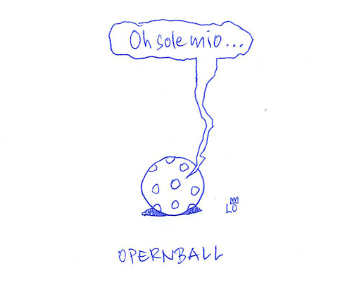 Cartoon: Opernball (medium) by Lo Graf von Blickensdorf tagged kugelschreiber,auf,papierserviette,kugelschreiber,auf,papierserviette