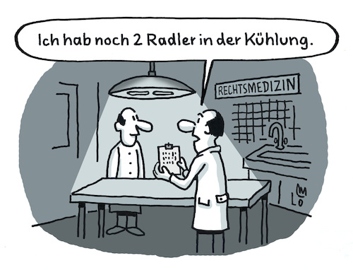 Cartoon: Radler (medium) by Lo Graf von Blickensdorf tagged pathologie,gerichtsmedizin,rechtsmedizin,münster,tatort,jan,josef,liefers,radler,fahrradfahrer,radwege,verkehrspolitik,verkehrstote,obduktion,karikatur,lo,graf,cartoon,forensik,radwegemangel,volker,wissing,getränk,biermischgetränk,toter,verkehrsunfall,autoraser,pathologie,gerichtsmedizin,rechtsmedizin,münster,tatort,jan,josef,liefers,radler,fahrradfahrer,radwege,verkehrspolitik,verkehrstote,obduktion,karikatur,lo,graf,cartoon,forensik,radwegemangel,volker,wissing,getränk,biermischgetränk,toter,verkehrsunfall,autoraser