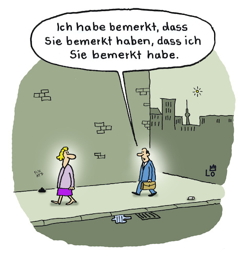 Cartoon: Stalker (medium) by Lo Graf von Blickensdorf tagged verfolger,stalker,mann,frau,straße,hinterherlaufen,verehrer,flirt,bemerkt,wortspiel,verfolger,stalker,mann,frau,straße,hinterherlaufen,verehrer,flirt,bemerkt,wortspiel