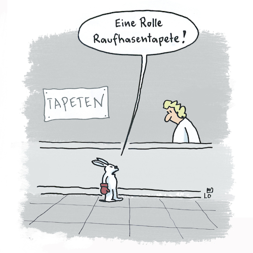 Cartoon: Tapetenwechsel? (medium) by Lo Graf von Blickensdorf tagged hase,tapete,raufen,frieden,tapetengeschäft,boxen,rolle,wirtschaftskrise,geld,usa,politik,umwelt,koalition,merkel,gesellschaft,hase,tapete,raufen,frieden,tapetengeschäft,boxen,rolle,wirtschaftskrise,geld,usa,politik,umwelt,koalition,merkel,gesellschaft